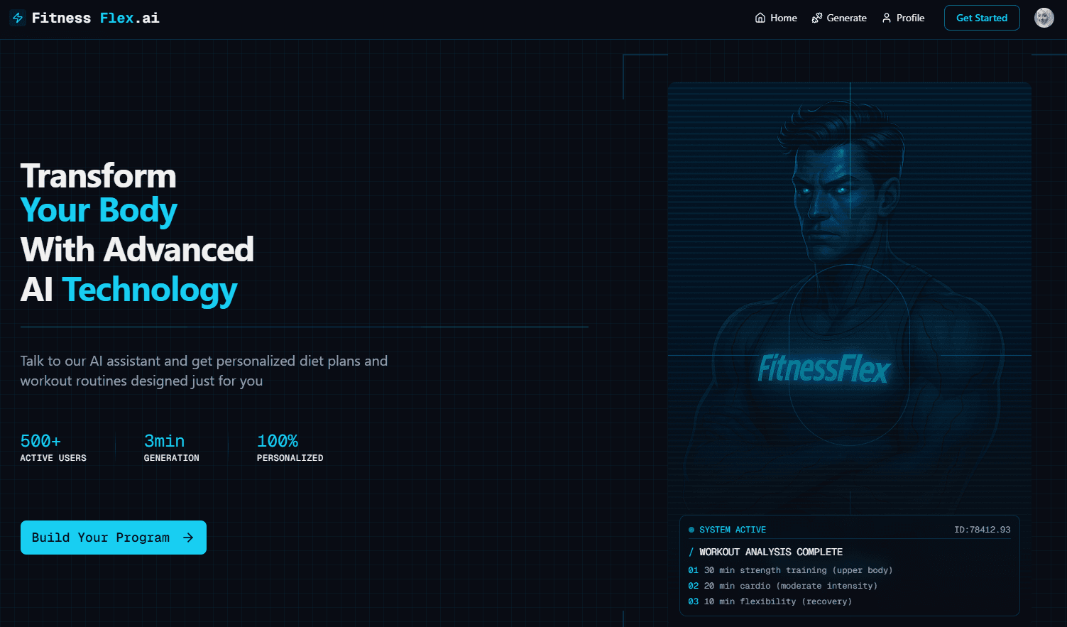 AI Voice Fitness & Diet Plan Generator